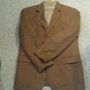 Stafford Brown Pseudo Suede Blazer